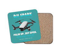 Thumbnail for DJI Spark design on turquoise 1 piece coaster