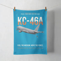 Thumbnail for KC-46A PEGASUS design on turquoise towel