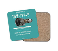 Thumbnail for TAY 611-8 design on turquoise 1 piece coaster
