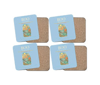 Thumbnail for Bod Airport BOO Coaster 4-Pieces-Set - Light Blue