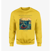Thumbnail for VINTAGE G4278 - The Postmaster's Rowboat - Designed Sweatshirts design on yellow
