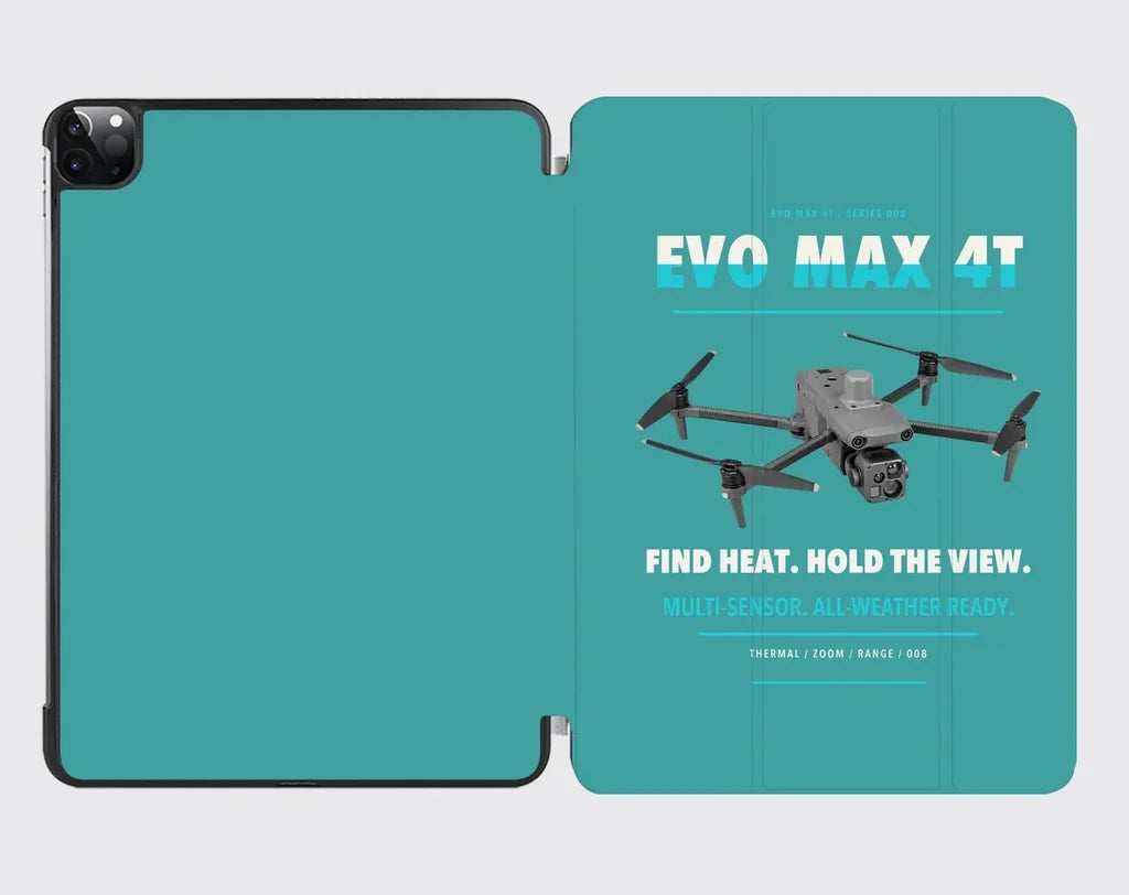 Autel EVO Max 4T design on turquoise ipad tablet case