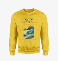 Thumbnail for Cornwall Airport Newquay (NQY) design on yellow sweatshirt