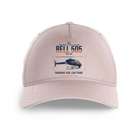 Thumbnail for Bell 505 design on pink printed hat