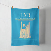 Thumbnail for Luxor International Airport (LXR) design on turquoise towel
