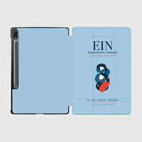 Thumbnail for Eindhoven Airport (EIN) design on light blue samsung tablet tablet case