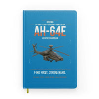 Thumbnail for Boeing AH-64E Apache Guardian design on turquoise notebook