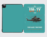 Thumbnail for Bell UH-1Y Venom design on turquoise ipad tablet case
