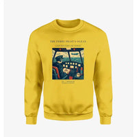 Thumbnail for VINTAGE G4368 - The Ferry Pilot's Ocean - Designed Sweatshirts design on yellow