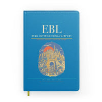Thumbnail for Erbil International Airport (EBL) design on turquoise notebook