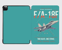 Thumbnail for F-A-18F Super Hornet design on turquoise ipad tablet case