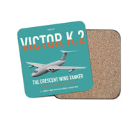 Thumbnail for Handley Page Victor K.2 design on turquoise 1 piece coaster