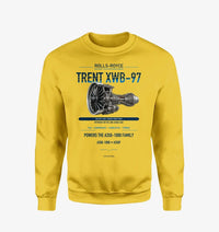 Thumbnail for TRENT XWB-97 design on yellow sweatshirt