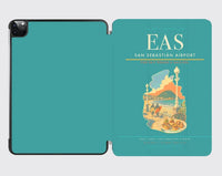 Thumbnail for San Sebastián Airport (EAS) design on turquoise ipad tablet case
