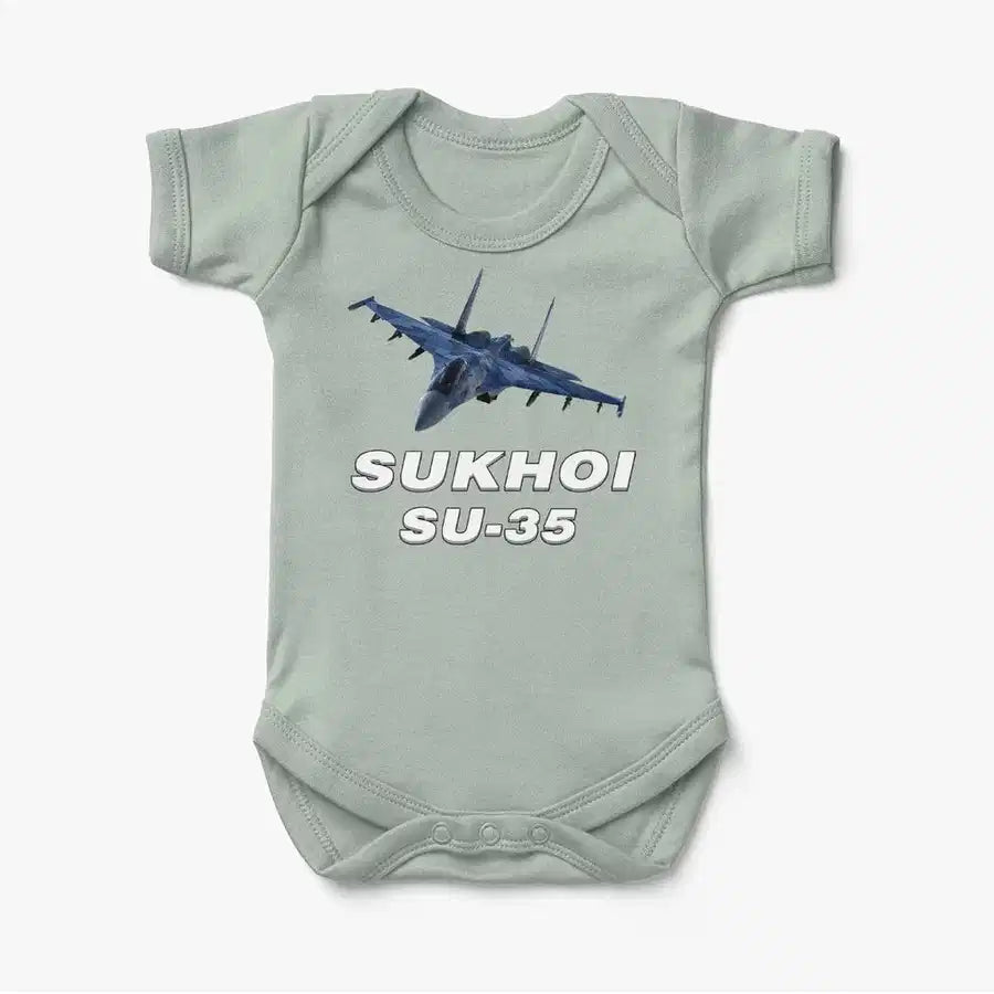 Sukhoi SU-35 Baby Bodysuit - view 9