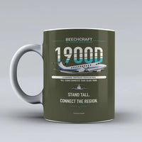 Thumbnail for 1900D Mug design on green army beechcraft
