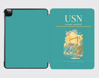Thumbnail for Ulsan Airport (USN) design on turquoise ipad tablet case