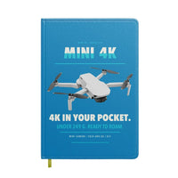 Thumbnail for DJI Mini 4K design on turquoise notebook