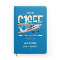 Thumbnail for Cessna A185F Skywagon design on turquoise notebook