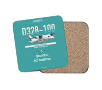 Thumbnail for Dornier D328-100 design on turquoise 1 piece coaster