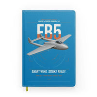 Thumbnail for de Havilland Vampire FB5 design on turquoise notebook