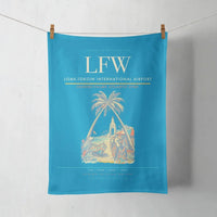 Thumbnail for Lome-Tokoin International Airport (LFW) design on turquoise towel