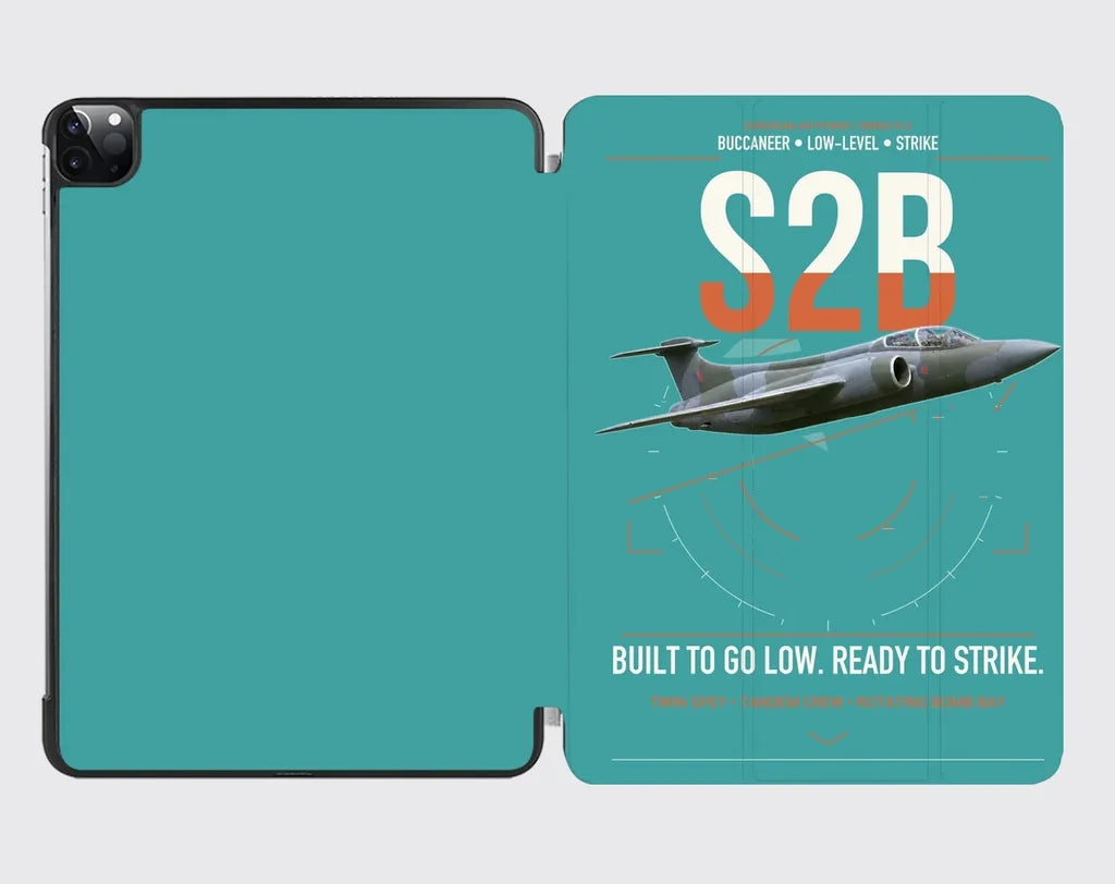 Blackburn Buccaneer S2B design on turquoise ipad tablet case