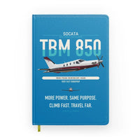 Thumbnail for Socata TBM 850 design on turquoise notebook