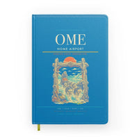 Thumbnail for Nome Airport (OME) design on turquoise notebook