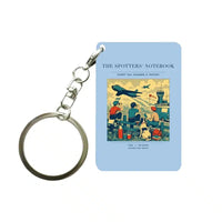 Thumbnail for VINTAGE G4384 - The Spotters' Notebook - Designed Key Chain design on lightblue