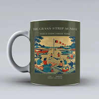 Thumbnail for VINTAGE G4241 - The Grass Strip Sunday - Ceramic Mug design on greenarmy