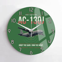 Thumbnail for AC-130J Ghostrider design on green no frame wall clock