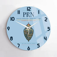Thumbnail for Prishtina International Airport Adem Jashari PRN Wall-Clock No-Frame - Light Blue