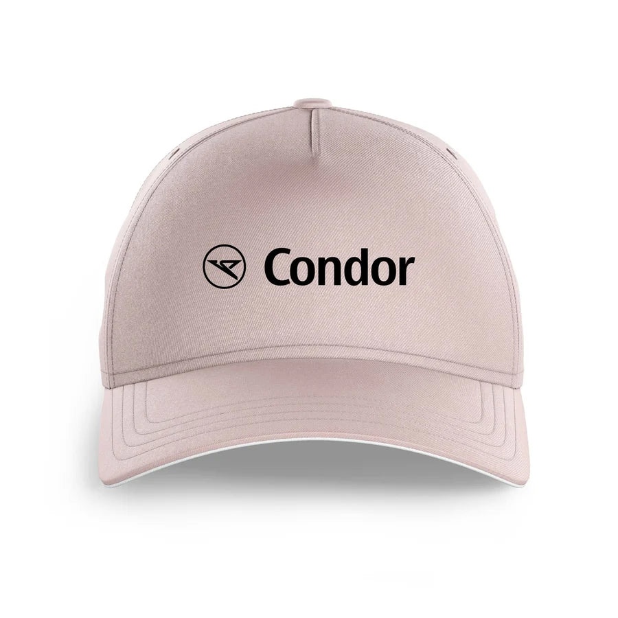 Condor Air logo printed on pink cap