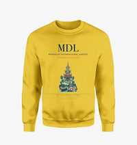 Thumbnail for Mandalay International Airport (MDL) design on yellow sweatshirt