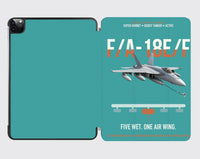Thumbnail for F A-18E F Buddy Tanker design on turquoise ipad tablet case