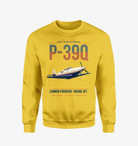 Thumbnail for P-39Q Airacobra design on yellow sweatshirt