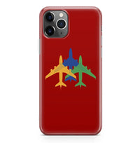 Thumbnail for Colourful 3 Airplanes iPhone Case - view 9