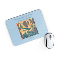 Thumbnail for VINTAGE G4394 - The Balloon Festival Dawn - Designed Mouse Pads design on lightblue rectangle