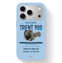 Thumbnail for TRENT 900 Case design on light blue iphone case
