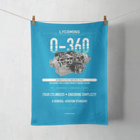Thumbnail for O-360 design on turquoise towel