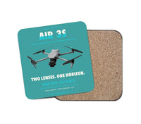 Thumbnail for DJI Air 3S design on turquoise 1 piece coaster