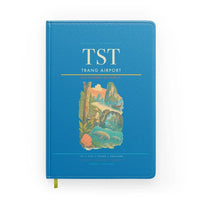 Thumbnail for Trang Airport (TST) design on turquoise notebook