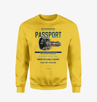 Thumbnail for PASSPORT design on yellow sweatshirt