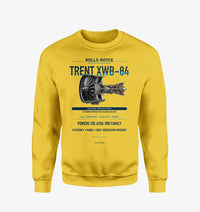 Thumbnail for TRENT XWB-84 design on yellow sweatshirt