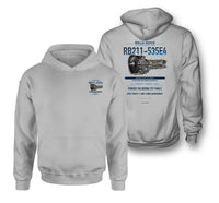 Thumbnail for RB211-535E4 design on light gray hoodie