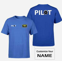 Thumbnail for Customisable Pilot & Jet Engine T-Shirt - view 9