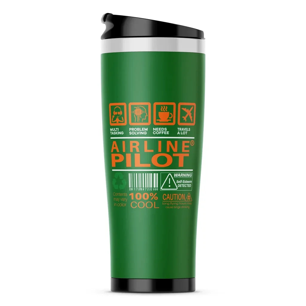 Airline Pilot Label Travel Mug - view 9