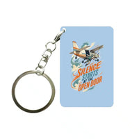 Thumbnail for SIGNAL 657 - Silence Starts At The Open Door - Key Chain design on light blue key chain