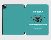 Thumbnail for Inspired Flight IF1200A design on turquoise ipad tablet case